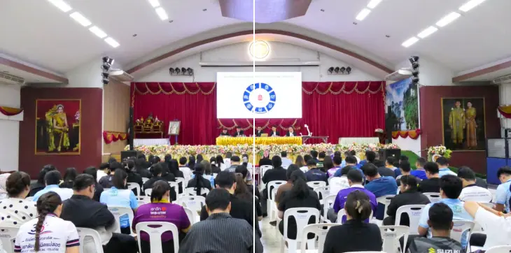 การประชุมคณะผู้บริหาร ครู บุคลากรทางการศึกษาและเจ้าหน้าที่ ครั้งที่6 ปีการศึกษา 2569